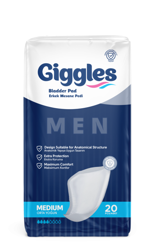 Прокладки урологічні чоловічі Giggles Bladder Pad 20 шт